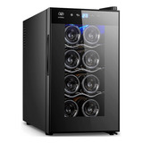 Enfriador Vinos 8 Botellas: Control Temperatura Digital, Led