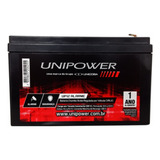 Bateria Unipower Selada 12 Volts 9a Alarme, Cerca, Nobreak