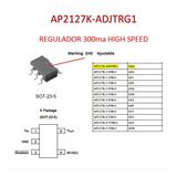 Ap2127k Ap2127 2127 Sot23-5  Pack X 2