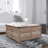 Flash Furniture Wyatt Farmhouse - Mesa Auxiliar Grande Con B