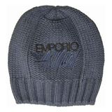 Emporio Armani Gorro De Punto Para Mujer, Blu Groove, S