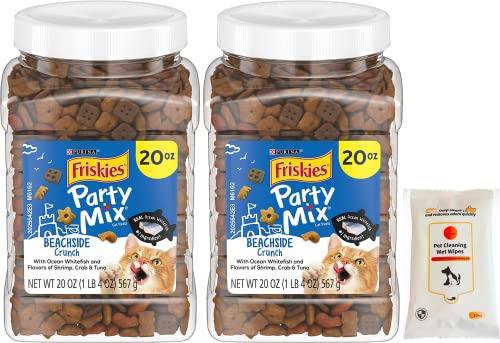 Juego De Paquete (2) Friskies Party Mix Beachside Crunchy Ca