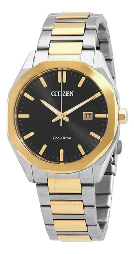 Reloj Citizen Hombre Ecodrive Combinado Negro Bm760480e