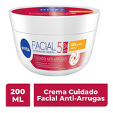 Crema Facial Cuidado Anti-arrugas Nivea 5 En 1 - 200ml. Momento De Aplicación Día Tipo De Piel Mixta