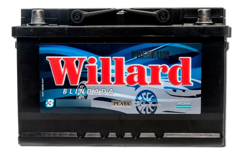  Bateria Auto Willard Ub840d 12x85 12 Volt 75 Amper