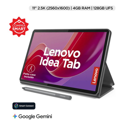 Tablet Lenovo Idea Tab 4gb + 256gb 11 2.5k Pluma + Funda Grs Luna | Meses sin interés