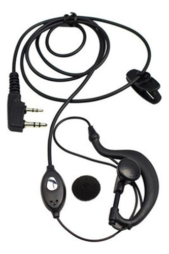 5 Uds 2 Pines Auriculares Ptt Para Baofeng Uv-5r Bf-888s