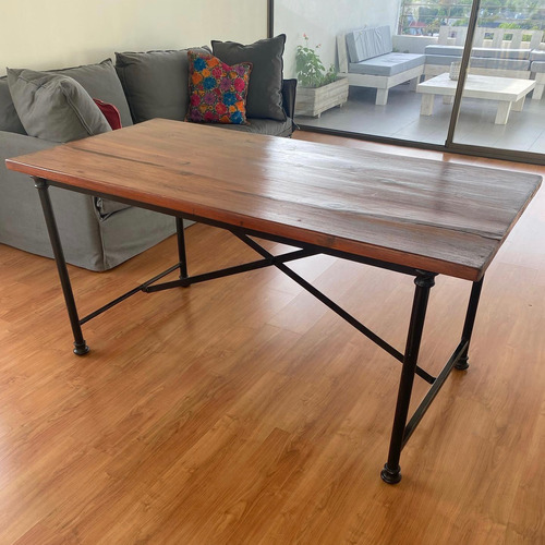 Mesa Comedor Madera Estilo Industrial