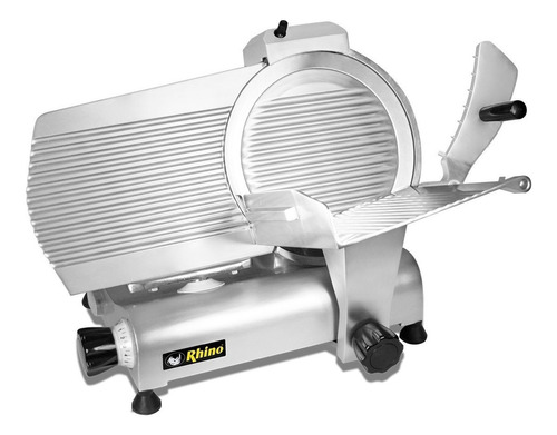 Rebanadora Jamon Marca Rhino Cuchilla De 300mm Color Gris