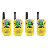 Radio Walkie Talkie Con Gama Infantil, 4 Piezas, Color A [u]