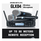 Shure Glxd4 2 Microfonos Inalámbricos Nueva Linea 