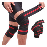 Knee Wraps Vendas Para Rodilla Calidad Premium Crossfit Gym