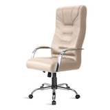 Cadeira Pres.extra Galluzzo Giratória Relax 2333 C/br 1005 Cor Beige