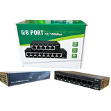Mini Switch Fast Ethernet 8 Puertos 10/100mbps Rj45