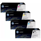 Kit De Toner Original Hp Ce410a Ce411a Ce412a Ce413a 305a