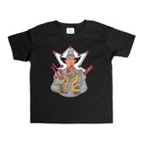 Remera Negra Adultos Inspector Gadget R133