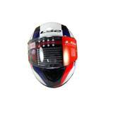 Casco Ls2 353 Rapid Driveway White-blue En Suzukicenter!!