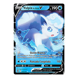 Carta Pokémon Vulpix De Alola V Tempestade Prateada