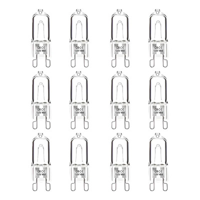 Para A 12 Pcs Bombillas Halógenas Base Tipo 120v 40w