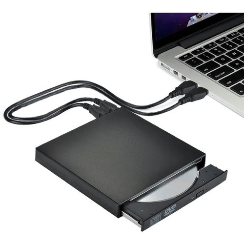 Unidad Dvd Externa Usb Quemador Lector Slim Dvd Cds