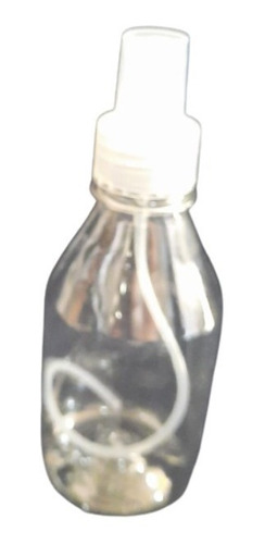 Botella Plástica Transparente 250cc Con Atomizador X 50 Un.