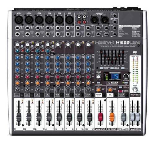 Venetian Xenyx X1222 Usb Consola Mixer 12 Canales Fx Efectos