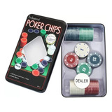 Set Poker 100 Fichas Profesional Casino Estuche Metal