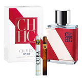 Ch Sport Carolina Herrera 100ml Original+perfume Cuba 35ml