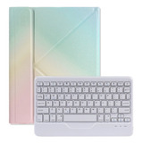 Funda Degradado+teclado Para iPad 10.2 Pulgadas 8th /7th