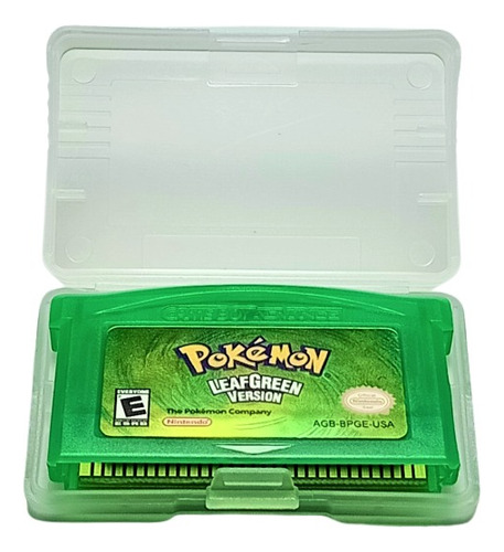 Pokemon Leaf Green Game Boy Advance Salvando Gba Sp