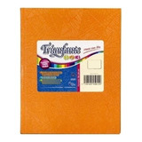 Cuaderno Escolar Triunfante 19x24 X 50 Hojas (cuadriculado) Color Naranja Cuadri Grande