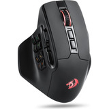 Redragon M811 Pro Ratón Inalámbrico Juegos Mmo, 15 Botones Y