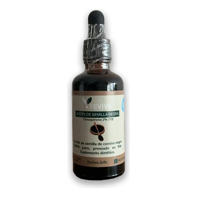 Aceite De Semilla De Nigella Sativa Feviva - Comino Negro | Meses sin interés