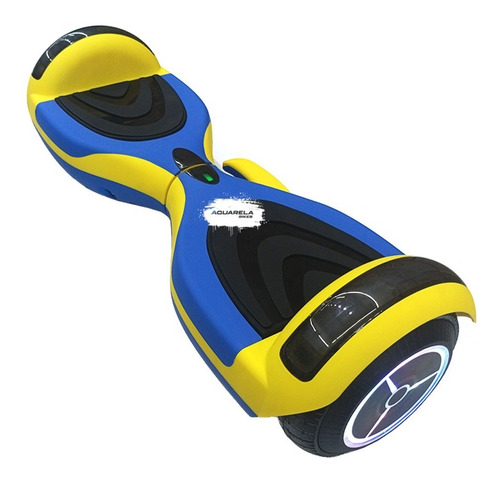  Skate Elétrico Hoverboard Led Bluetooth Bolsa Galáxia Rosa