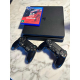 Playstation 4 Slim Com 2 Controles Originais +  Game Drive Club