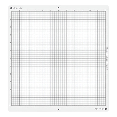 Tapete De Corte Para Silhouette Cameo 4/plus/pro 12x12 Blanco