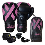 Kit Boxe Muay Thai Luva Bandagem Bucal Olimpo