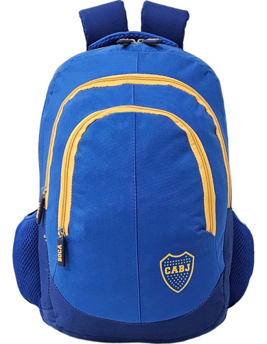 Mochila Boca Juniors Oxford 17 Pulgadas Licencia Oficial