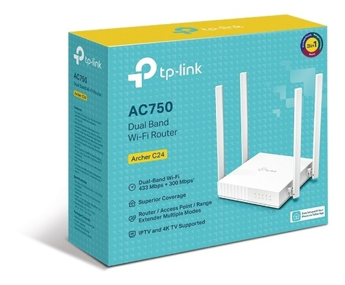Router Wifi Tp-link Archer C24 Doble Banda Ac750 Multimodo