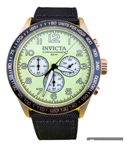 Reloj Invicta Vintage Crono Acero Inox Oro Rosa Hombre