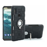 Funda Uso Rudo Soporte Magnético Para Moto X4 2017