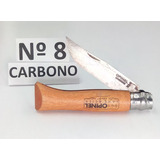 Canivete Opinel Nº8 Aço Carbono Logo Antigo - Vintage Usado