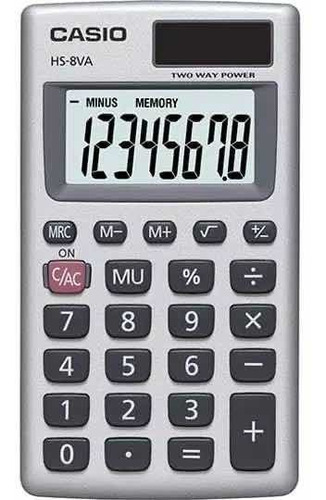 Mini Calculadora Básica Portátil Funda Tipo Billetera Casio