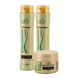 5 Kit Shampoo Profissional Quiabo E Queratina