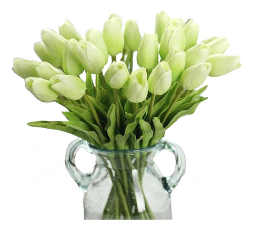 12 Tulipanes Artificiales De Aspecto Natural Premium