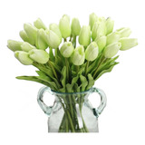 12 Tulipanes Artificiales De Aspecto Natural Premium