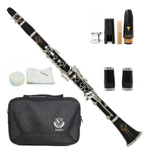 Clarinete Eagle Sib Cl 04n   C/ Estojo