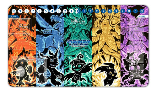 Playmat Digimon Adventure - Campo De Batalha