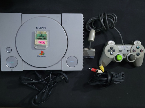 Consola Playstation 1 Ps1 + Cables + Control + Memory 