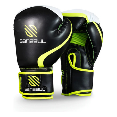 Guantes De Boxeo\u002Fmma\u002Fkick Sanabul Essential Gel, 8oz, Verde | Envío gratis